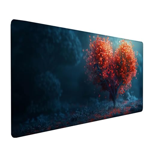 Grau Mousepad XXL, Baum Mauspad Groß 800x300 mm, Schreibtischunterlage mit Vernähten Kanten, Wasserdicht Rutschfest Spezielle Oberfläche Mouse Pad, Mauspads für Zimmer Deko Gaming Zubehör 0-2593 Grau Mousepad XXL, Baum Mauspad Groß 800x300 mm, Schreibtischunterlage mit Vernähten Kanten, Wasserdicht Rutschfest Spezielle Oberfläche Mouse Pad, Mauspads für Zimmer Deko Gaming Zubehör 0-2593 von KUEAJIOU