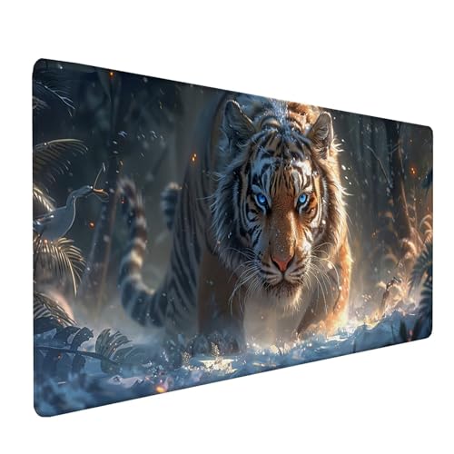 GrüN Mousepad XXL 1000x400 mm, Tier Mousepad Gaming, Schreibtischunterlage mit Rutschfeste Gummibasis, Mouse Pad Verbessert Geschwindigkeit und Präzision, Desk Mat für Gaming Zubehör, Geschenke J-1903 GrüN Mousepad XXL 1000x400 mm, Tier Mousepad Gaming, Schreibtischunterlage mit Rutschfeste Gummibasis, Mouse Pad Verbessert Geschwindigkeit und Präzision, Desk Mat für Gaming Zubehör, Geschenke J-1903 von KUEAJIOU