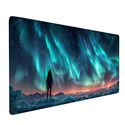 Rosa Mousepad XXL, Sternenhimmel Mauspad Groß 800x400 mm, Schreibtischunterlage mit Vernähten Kanten, Wasserdicht Rutschfest Spezielle Oberfläche Mouse Pad, Mauspads für Gaming Zubehör J-8018 Rosa Mousepad XXL, Sternenhimmel Mauspad Groß 800x400 mm, Schreibtischunterlage mit Vernähten Kanten, Wasserdicht Rutschfest Spezielle Oberfläche Mouse Pad, Mauspads für Gaming Zubehör J-8018 von KUEAJIOU