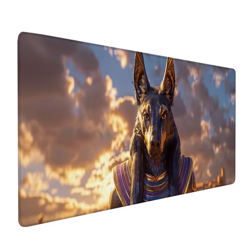 Schwarz Mousepad XXL 600x300 mm, Tier Mousepad Gaming, Schreibtischunterlage mit rutschfeste Gummibasis, Mouse Pad Verbessert Geschwindigkeit und Präzision, Desk Mat für Gaming Zubehör B-8834 Schwarz Mousepad XXL 600x300 mm, Tier Mousepad Gaming, Schreibtischunterlage mit rutschfeste Gummibasis, Mouse Pad Verbessert Geschwindigkeit und Präzision, Desk Mat für Gaming Zubehör B-8834 von KUEAJIOU
