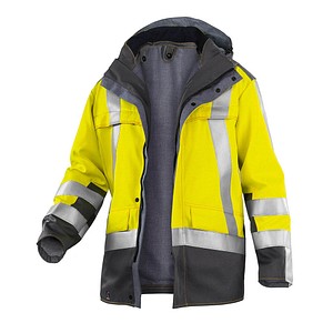 KÜBLER® unisex Warnjacke PSA SAFETY X8 warngelb, anthrazit Größe 2XL von KÜBLER®