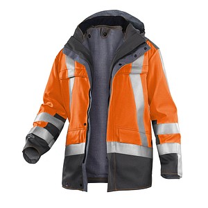 KÜBLER® unisex Warnjacke PSA SAFETY X8 warnorange, anthrazit Größe L von KÜBLER®