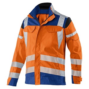 KÜBLER® unisex Warnjacke REFLECTIQ orange, kornblau Größe 106 von KÜBLER®