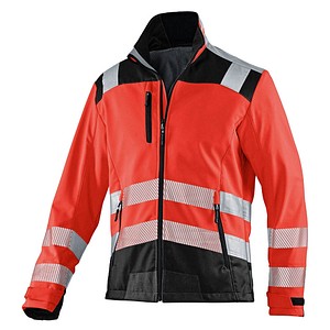 KÜBLER® unisex Warnjacke REFLECTIQ rot, schwarz Größe 2XL von KÜBLER®