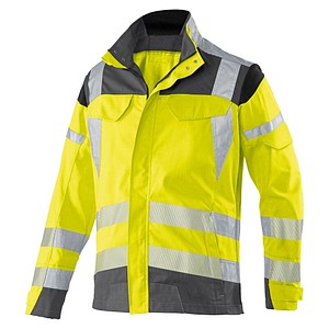 KÜBLER® unisex Warnjacke REFLECTIQ warngelb, anthrazit Größe 48 von KÜBLER®