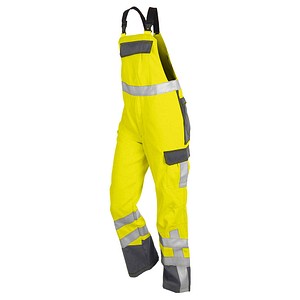 KÜBLER® unisex Warnschutz-Latzhose PSA SAFETY X7 warngelb, anthrazit Größe 102 von KÜBLER®