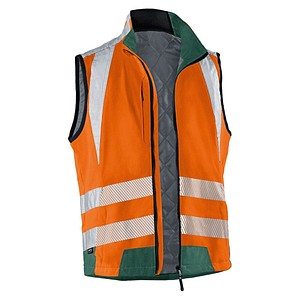 KÜBLER® unisex Warnweste REFLECTIQ orange, moosgrün Größe 3XL von KÜBLER®