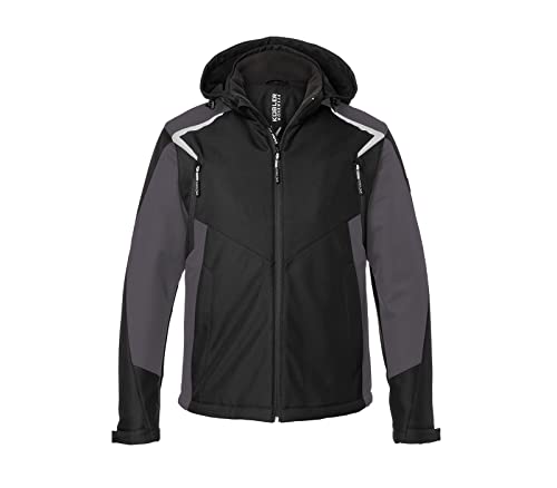 KÜBLER Workwear | KÜBLER BODYFORCE Winter Softshell Arbeitsjacke | schwarz/anthrazit | Größe XXL von KÜBLER Workwear