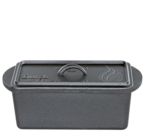Küchenprofi Dutch Oven BBQ, Gusseisen, Gebrauchsfertig vorbehandelt, Gusstopf in Kastenform, Mit Deckel und Deckelheber, Ofen- und induktionsgeeignet, Feuertopf zum Backen, Braten und Schmoren, 3 L Küchenprofi Dutch Oven BBQ, Gusseisen, Gebrauchsfertig vorbehandelt, Gusstopf in Kastenform, Mit Deckel und Deckelheber, Ofen- und induktionsgeeignet, Feuertopf zum Backen, Braten und Schmoren, 3 L von KÜCHENPROFI