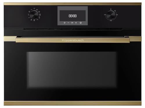 Küppersbusch CBM 6330.0 S4 K-Series. 3 Compact Backofen mit Mikrowelle Schwarz/Gold von KÜPPERSBUSCH