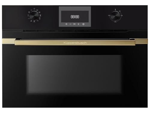 Küppersbusch CBM 6330.0 SE4 K-Series. 3 Compact Backofen mit Mikrowelle Schwarz/Gold von KÜPPERSBUSCH