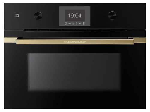 Küppersbusch CBM 6350.0 SE4 K-Series. 3 Compact Backofen mit Mikrowelle Schwarz/Gold von KÜPPERSBUSCH