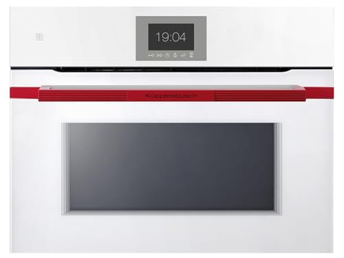 Küppersbusch CBM6550.0WE8 K-Series. 5 Compact Backofen mit Mikrowelle Weiß/Hot Chili von KÜPPERSBUSCH