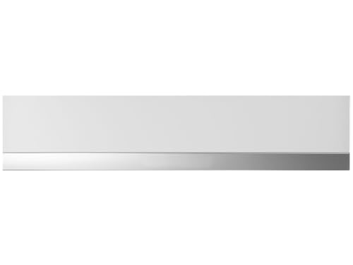 Küppersbusch CSW 6800.0 Wärmeschublade + ZC 8022 Glasfront Weiß + Designleiste Silver Chrome von KÜPPERSBUSCH