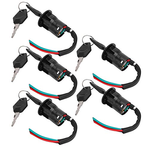 5 Satz Zündschloss Schlüsselstartschalter Elektronischer Schlossschalter, Elektrofahrrad Netzteilschloss Tragbares elektrisches Türschloss mit zwei Schlüsseln für 5 Satz Zündschloss Schlüsselstartschalter Elektronischer Schlossschalter, Elektrofahrrad Netzteilschloss Tragbares elektrisches Türschloss mit zwei Schlüsseln für von KUIDAMOS