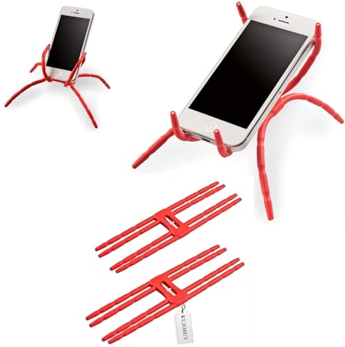 Universelle multifunktionale tragbare Spinnen-Halterung für iPhone, Samsung, Google Pixel, Halterung für Handy, Smartphones, Tablets im Auto, Fahrrad, Schreibtisch, Flugzeug, zufällige Farbe (1 Stück) Universelle multifunktionale tragbare Spinnen-Halterung für iPhone, Samsung, Google Pixel, Halterung für Handy, Smartphones, Tablets im Auto, Fahrrad, Schreibtisch, Flugzeug, zufällige Farbe (1 Stück) von KUJOBUY