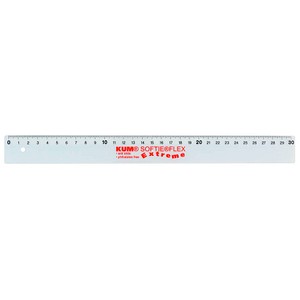 KUM Lineal L03 Softie Flex 30,0 cm, transparent von KUM