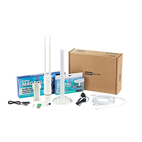 KUMA My Wifi Antennen Booster Kit - 12v 600 Mbit/s Dualband 5 GHz 2,4 GHz Hotspot WLAN Range Extender - Antenna Signalverstärker für Zuhause Büro Garten Gebäude - Repeater Router AP Access Point Modus KUMA My Wifi Antennen Booster Kit - 12v 600 Mbit/s Dualband 5 GHz 2,4 GHz Hotspot WLAN Range Extender - Antenna Signalverstärker für Zuhause Büro Garten Gebäude - Repeater Router AP Access Point Modus von KUMA