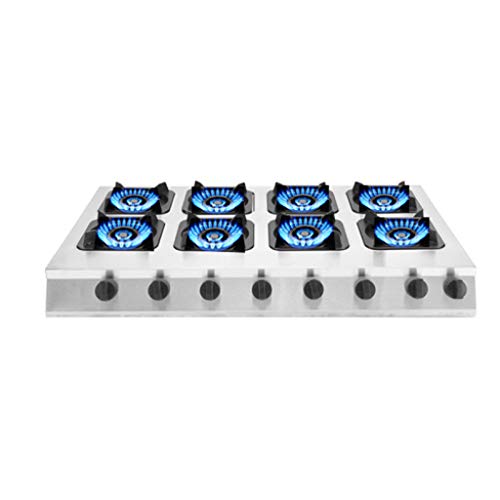 Gasherd mit 4 Brennern, LPG/NG Dual Fuel – Einbau-Gasherd aus Edelstahl mit rechten Drehknöpfen – gepulste elektronische Zündung – geeignet für den privaten und professionellen Gebrauch Gasherd mit 4 Brennern, LPG/NG Dual Fuel – Einbau-Gasherd aus Edelstahl mit rechten Drehknöpfen – gepulste elektronische Zündung – geeignet für den privaten und professionellen Gebrauch von KUMIAO