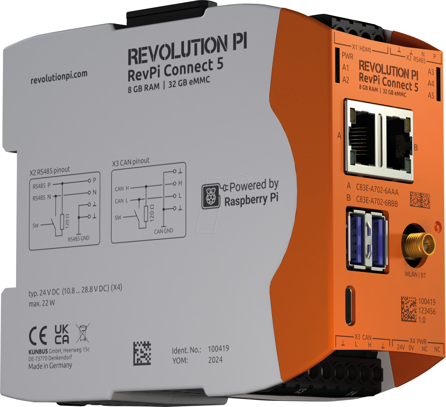 REVPI C5 32G4C - RevPi Connect 5 32 GB 4 GB RS485 CAN FD REVPI C5 32G4C - RevPi Connect 5 32 GB 4 GB RS485 CAN FD von KUNBUS