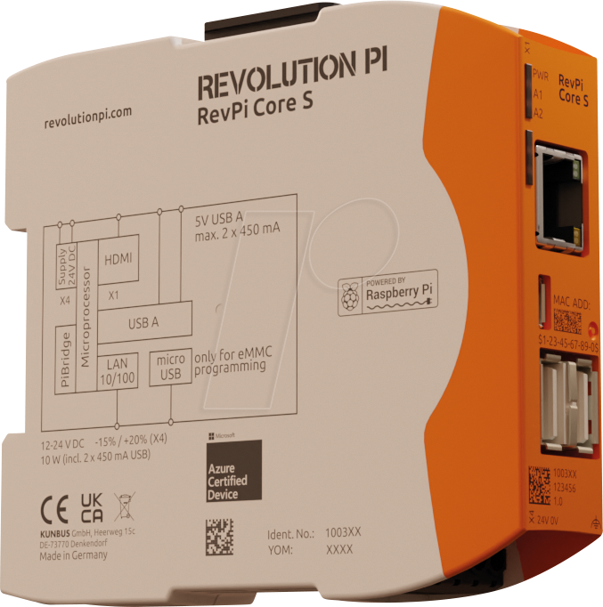 REVPI CORE S8 - RevPi Core S 8 GB von KUNBUS