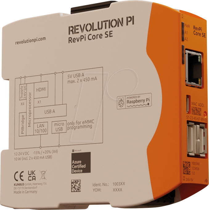 REVPI CORE SE32 - RevPi Core SE 32 GB von KUNBUS