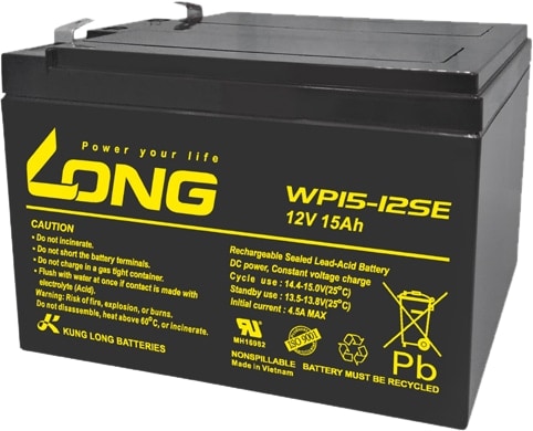 KUNG LONG Blei-Akkumulator WP15-12SE-M, 12 V- / 15 Ah KUNG LONG Blei-Akkumulator WP15-12SE-M, 12 V- / 15 Ah von KUNG LONG