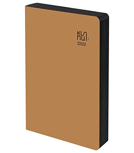 Kalender 2022 2023 - Lederfaserstoff - Clay - Tag Seite - A5-15 x 21 cm - Sprache: Spanisch - Englisch - Inklusive zwei Registerbändern und Aufklebern - Kunnui Kalender 2022 2023 - Lederfaserstoff - Clay - Tag Seite - A5-15 x 21 cm - Sprache: Spanisch - Englisch - Inklusive zwei Registerbändern und Aufklebern - Kunnui von KUNNUI