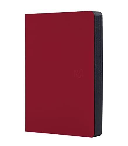 Kunnui - Rubin - Agenda 2022 - Tag - 384 Seiten - Größe A5-15 x 21 cm - Inklusive Kugeljournal (Rubin) von KUNNUI