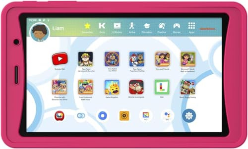 Kurio Tab Ultra 2 - Nickelodeon - PAW Patrol - Sicher online - Vertrauenswürdiges Kinder-Tablet - Mit Kindersicherung - 32GB - 7" Bildschirm - Rosa von KURIO