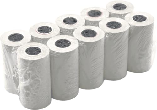Thermorollen 57x30x12 weiß - Kassenrollen | 50 Rollen im Karton | Quittung | Geldautomat | Thermodrucker - Registrierkasse - Kassenrollen - Druckerrollen - Stiftrollen - Stifte - Ideal für Restaurants von KURTT