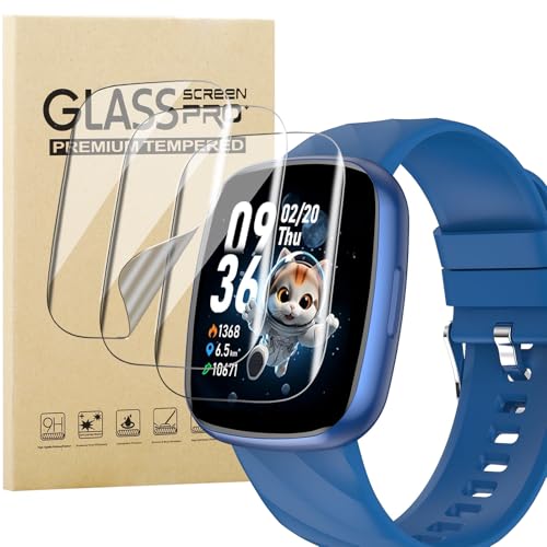 KUSINHOKA 3 Stück Schutzfolie kompatibel mit CATGIFF S60K Smartwatch 1.75 Zoll, [Anti-Kratzen] Weiche TPU Displayschutzfolie, Vollständige Abdeckung HD Klar Anti-Fingerprint Folie für CATGIFF S60K von KUSINHOKA
