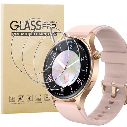 KUSINHOKA 3 Stück Schutzfolie kompatibel mit Fitpolo AR01 1.32 Zoll, [Anti-Kratzen] Weiche TPU Displayschutzfolie, Vollständige Abdeckung HD Klar Anti-Fingerprint Folie für Fitpolo Smartwatch AR01 von KUSINHOKA