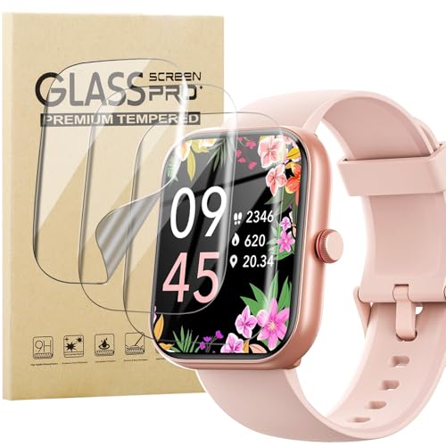 KUSINHOKA 3 Stück Schutzfolie kompatibel mit Fitpolo IDW20 1.91 Zoll, [Anti-Kratzen] Weiche TPU Displayschutzfolie, Vollständige Abdeckung HD Klar Anti-Fingerprint Folie für Fitpolo Smartwatch IDW20 von KUSINHOKA