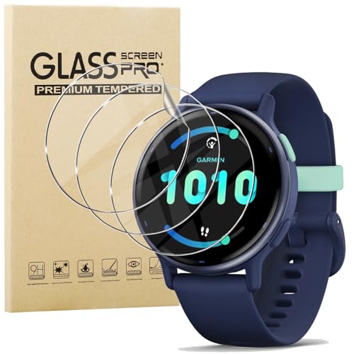 KUSINHOKA 3 Stück Schutzfolie kompatibel mit Garmin Vivoactive 5 Folie, HD Klar [Anti-Kratzen] Weiche TPU Displayschutzfolie, Vollständige Abdeckung [Blasenfrei] [Anti-Fingerprint] Panzerolie von KUSINHOKA