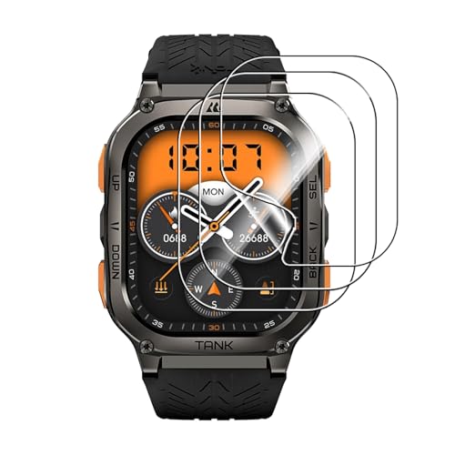 KUSINHOKA 3 Stück Schutzfolie kompatibel mit KOSPET Tank M3/M3 Ultra, [Anti-Kratzen] HD Klar Weiche TPU Displayschutzfolie, Vollständige Abdeckung Anti-Fingerprint Folie für KOSPET Tank M3 Ultra/M3 von KUSINHOKA