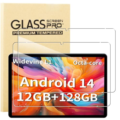 KUSINHOKA Schutzfolie für TUOHAITIME C5 Tablet 11 Zoll Folie, 2 Stück 9H Härte [Anti-Kratzen] Anti-Fingerabdruck Gehärtetem Schutzglas, Anti-Bläschen [Hohe Empfindlichkeit] Displayschutzfolie von KUSINHOKA