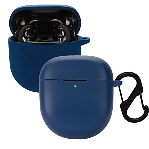 Silikonhülle Kompatibel mit Bose QuietComfort Ultra/Earbuds II, KUSINHOKA Unterstützt kabelloses Laden Schlank Stoßfest Kopfhörer Hülle Haut Tragetasche Schutz Ohrhörer Abdeckung mit Karabiner Silikonhülle Kompatibel mit Bose QuietComfort Ultra/Earbuds II, KUSINHOKA Unterstützt kabelloses Laden Schlank Stoßfest Kopfhörer Hülle Haut Tragetasche Schutz Ohrhörer Abdeckung mit Karabiner von KUSINHOKA