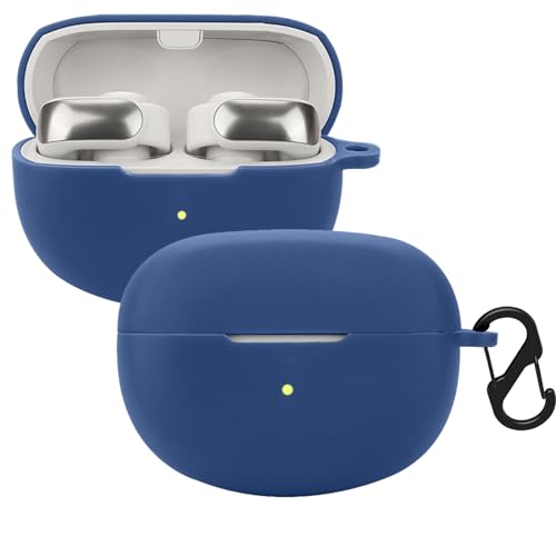 KUSINHOKA Silikonhülle Kompatibel mit Bose Ultra Open Earbuds mit Karabiner, Schlank Stoßfest Kopfhörer Hülle, Weiches TPU Ohrhörer Schutzhülle Abdeckung Unterstützt kabelloses Laden, Blau KUSINHOKA Silikonhülle Kompatibel mit Bose Ultra Open Earbuds mit Karabiner, Schlank Stoßfest Kopfhörer Hülle, Weiches TPU Ohrhörer Schutzhülle Abdeckung Unterstützt kabelloses Laden, Blau von KUSINHOKA