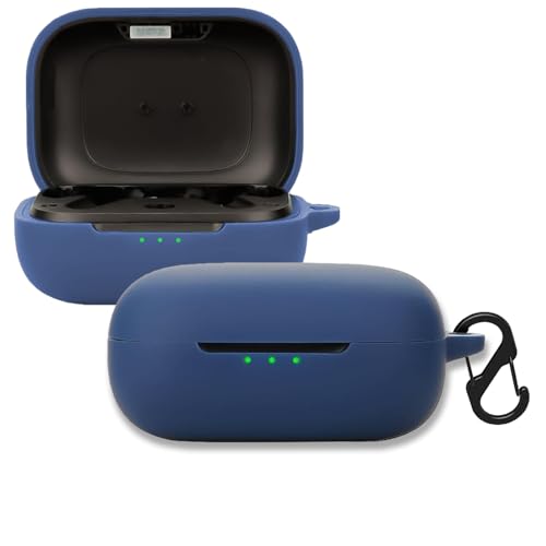 KUSINHOKA Silikonhülle Kompatibel mit EarFun Air Pro 4 mit Karabiner, Schlank Stoßfest Kopfhörer Hülle, Weiches TPU Ohrhörer Schutzhülle Abdeckung Unterstützt kabelloses Laden, Blau KUSINHOKA Silikonhülle Kompatibel mit EarFun Air Pro 4 mit Karabiner, Schlank Stoßfest Kopfhörer Hülle, Weiches TPU Ohrhörer Schutzhülle Abdeckung Unterstützt kabelloses Laden, Blau von KUSINHOKA