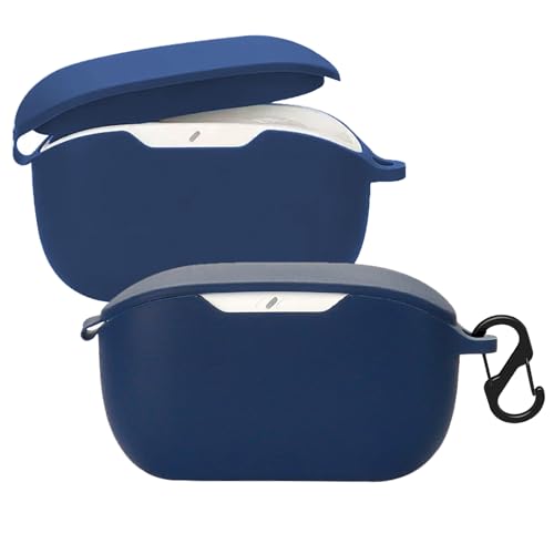 KUSINHOKA Silikonhülle Kompatibel mit JBL Wave Buds 2 mit Karabiner, Schlank Stoßfest Kopfhörer Hülle, Weiches TPU Ohrhörer Schutzhülle Abdeckung Unterstützt kabelloses Laden, Blau KUSINHOKA Silikonhülle Kompatibel mit JBL Wave Buds 2 mit Karabiner, Schlank Stoßfest Kopfhörer Hülle, Weiches TPU Ohrhörer Schutzhülle Abdeckung Unterstützt kabelloses Laden, Blau von KUSINHOKA
