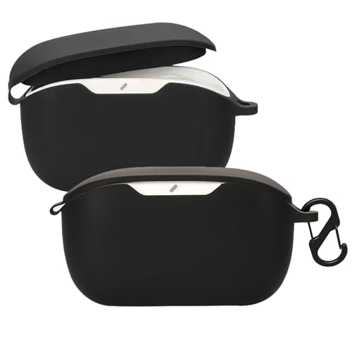KUSINHOKA Silikonhülle Kompatibel mit JBL Wave Buds 2 mit Karabiner, Schlank Stoßfest Kopfhörer Hülle, Weiches TPU Ohrhörer Schutzhülle Abdeckung Unterstützt kabelloses Laden, Schwarz KUSINHOKA Silikonhülle Kompatibel mit JBL Wave Buds 2 mit Karabiner, Schlank Stoßfest Kopfhörer Hülle, Weiches TPU Ohrhörer Schutzhülle Abdeckung Unterstützt kabelloses Laden, Schwarz von KUSINHOKA