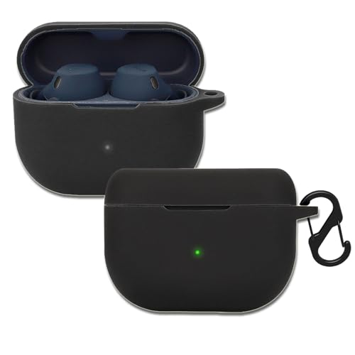 KUSINHOKA Silikonhülle Kompatibel mit Jabra Elite 10/Elite 8 Active mit Karabiner, Schlank Stoßfest Kopfhörer Hülle, Weiches TPU Ohrhörer Schutzhülle Abdeckung Unterstützt kabelloses Laden, Schwarz KUSINHOKA Silikonhülle Kompatibel mit Jabra Elite 10/Elite 8 Active mit Karabiner, Schlank Stoßfest Kopfhörer Hülle, Weiches TPU Ohrhörer Schutzhülle Abdeckung Unterstützt kabelloses Laden, Schwarz von KUSINHOKA