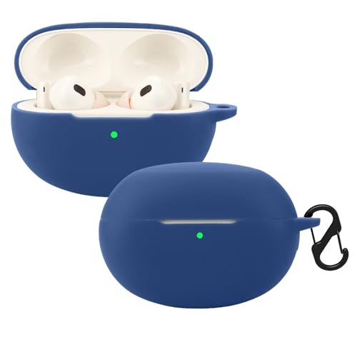KUSINHOKA Silikonhülle Kompatibel mit Realme Buds Air 6 Pro mit Karabiner, Schlank Stoßfest Kopfhörer Hülle, Weiches TPU Ohrhörer Schutzhülle Abdeckung Unterstützt kabelloses Laden, Blau KUSINHOKA Silikonhülle Kompatibel mit Realme Buds Air 6 Pro mit Karabiner, Schlank Stoßfest Kopfhörer Hülle, Weiches TPU Ohrhörer Schutzhülle Abdeckung Unterstützt kabelloses Laden, Blau von KUSINHOKA