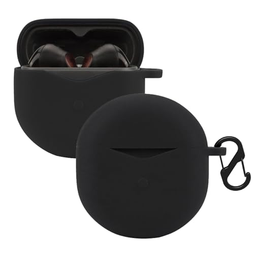 KUSINHOKA Silikonhülle Kompatibel mit SoundPEATS Air 4/Air 4 Lite mit Karabiner, Schlank Stoßfest Kopfhörer Hülle, Weiches TPU Ohrhörer Schutzhülle Abdeckung Unterstützt kabelloses Laden, Schwarz KUSINHOKA Silikonhülle Kompatibel mit SoundPEATS Air 4/Air 4 Lite mit Karabiner, Schlank Stoßfest Kopfhörer Hülle, Weiches TPU Ohrhörer Schutzhülle Abdeckung Unterstützt kabelloses Laden, Schwarz von KUSINHOKA
