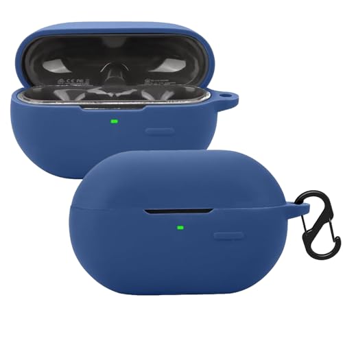 KUSINHOKA Silikonhülle Kompatibel mit SoundPEATS PearlClip Pro mit Karabiner, Schlank Stoßfest Kopfhörer Hülle, Weiches TPU Ohrhörer Schutzhülle Abdeckung Unterstützt kabelloses Laden, Blau KUSINHOKA Silikonhülle Kompatibel mit SoundPEATS PearlClip Pro mit Karabiner, Schlank Stoßfest Kopfhörer Hülle, Weiches TPU Ohrhörer Schutzhülle Abdeckung Unterstützt kabelloses Laden, Blau von KUSINHOKA