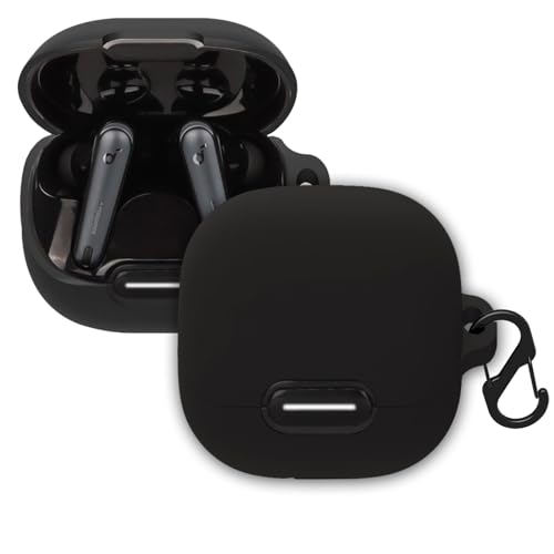 KUSINHOKA Silikonhülle Kompatibel mit Soundcore Liberty 4 NC mit Karabiner, Schlank Stoßfest Kopfhörer Hülle, Weiches TPU Ohrhörer Schutzhülle Abdeckung Unterstützt kabelloses Laden, Schwarz KUSINHOKA Silikonhülle Kompatibel mit Soundcore Liberty 4 NC mit Karabiner, Schlank Stoßfest Kopfhörer Hülle, Weiches TPU Ohrhörer Schutzhülle Abdeckung Unterstützt kabelloses Laden, Schwarz von KUSINHOKA