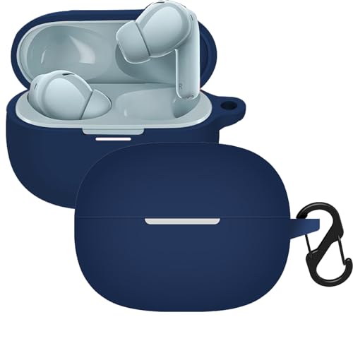 KUSINHOKA Silikonhülle Kompatibel mit Xiaomi Redmi Buds 5 Pro mit Karabiner, Schlank Stoßfest Kopfhörer Hülle, Weiches TPU Ohrhörer Schutzhülle Abdeckung Unterstützt kabelloses Laden, Blau KUSINHOKA Silikonhülle Kompatibel mit Xiaomi Redmi Buds 5 Pro mit Karabiner, Schlank Stoßfest Kopfhörer Hülle, Weiches TPU Ohrhörer Schutzhülle Abdeckung Unterstützt kabelloses Laden, Blau von KUSINHOKA
