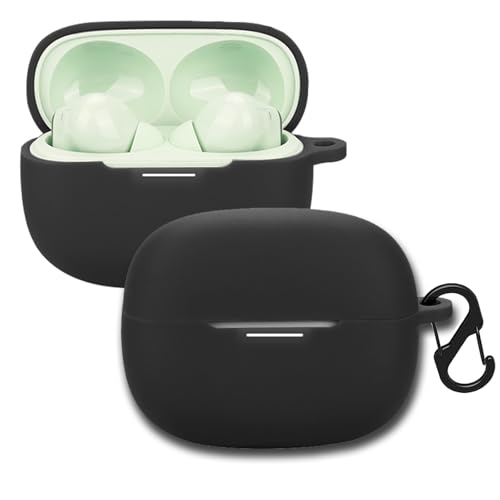 KUSINHOKA Silikonhülle Kompatibel mit Xiaomi Redmi Buds 6 Pro mit Karabiner, Schlank Stoßfest Kopfhörer Hülle, Weiches TPU Ohrhörer Schutzhülle Abdeckung Unterstützt kabelloses Laden, Schwarz KUSINHOKA Silikonhülle Kompatibel mit Xiaomi Redmi Buds 6 Pro mit Karabiner, Schlank Stoßfest Kopfhörer Hülle, Weiches TPU Ohrhörer Schutzhülle Abdeckung Unterstützt kabelloses Laden, Schwarz von KUSINHOKA