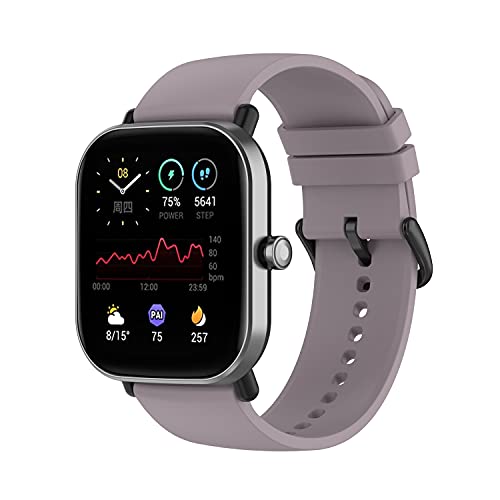 KUTEWEU 20mm Armband für Galaxy Watch 4 40mm/44mm/Watch 4 Classic 42mm/46mm,Silikon Ersatzband Verstellbares Weiches Silikonband,Uhrenarmband Armbänder Wrist Strap für Galaxy Watch3 41mm (Violett) von KUTEWEU